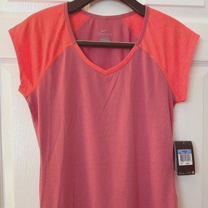 NWT Nike Dri-Fit Neon Women's Running Shirt